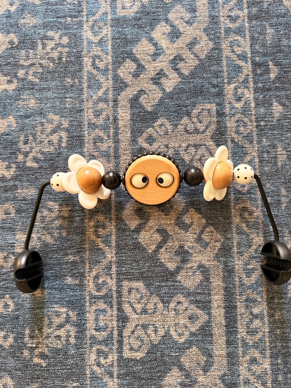 BabyBjorn Bouncer Chair Toy Bar - Black & Natural